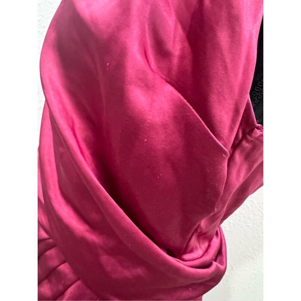 Lush sleeveless‎ pleated midi dress fuschia rose size medium - Picture 4 of 9